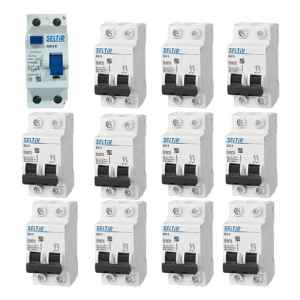 Pack 11 Llaves Térmicas Seltir + 1 Llave Diferencial