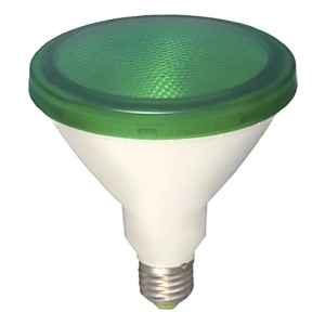 Lampara Par 38 Led 15w Verde Contacto Electricidad Colon
