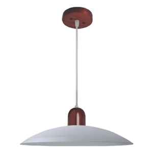 Colgante Madera Con Vidrio Y Florón Redondos Contacto Colon