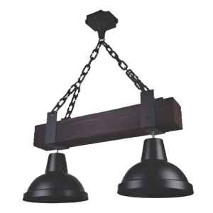 Colgante De Madera Con Cadena Y 2 Campanas