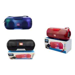 Parlante Portátil T&g Tg-143 En 3 Colores Rojo ,azul Y Negro