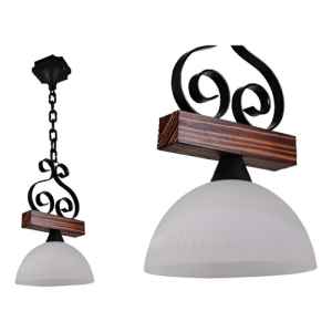 Colgante En Hierro Y Madera Contacto Electricidad Colon