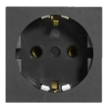 Modulo Toma Shucko Reggio Contacto Electricidad - Imagen 3