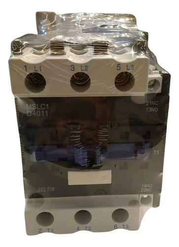 Contactor Seltir 40a 22hp-460v 230v 3p Ac3 18,5kw 5505