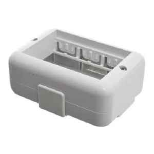 Caja 3 Módulos Color Blanco Presta Contacto Electricidad