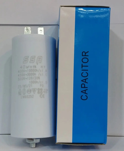 Capacitor 40uf/400v500v/ Contacto Electricidad/ Colón - Imagen 2