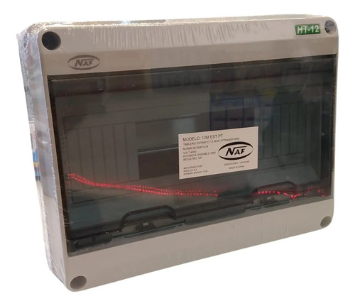 Tablero Estanco Ip65 12mod 1 Térmica 2 Tomas + 1 Tomaschuko - Imagen 2