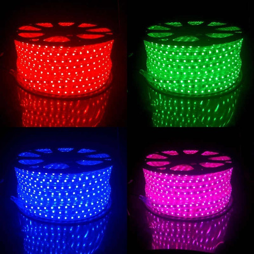 Manguera Led Exterior 10 Metros Con Conector 220v - Imagen 2