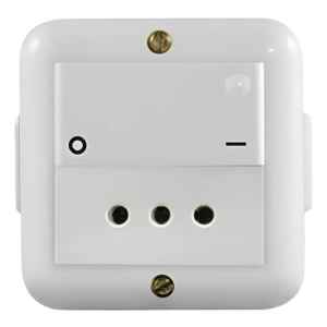 Caja Reggio 2 Modulos Con Toma Modular Mas Bipolar