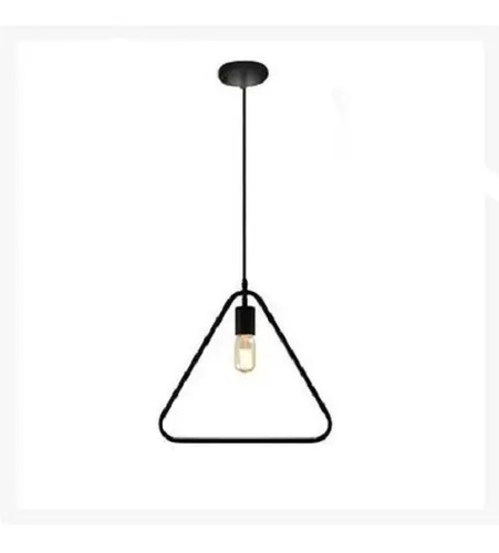 Colgante En Hierro Forma Triangulo Contacto Electricidad