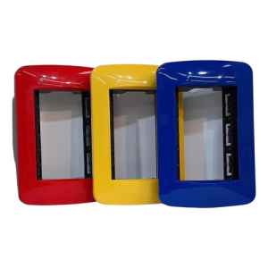 Plaqueta Reggio Varios Colores (packx3) Contactoelectricidad