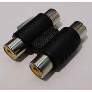 Pack 2 Adaptador Rca Doble Hembra Contacto Electricidad