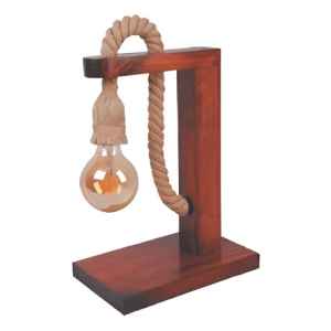 Portátil De Mesa Madera Y Cuerda Contacto Electricidad Colon