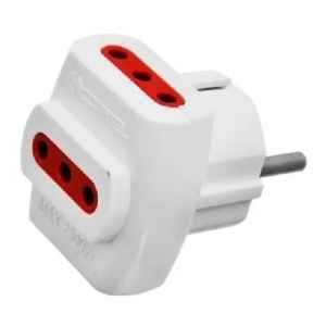Adaptador Schuko 3 Salida Modular Conatel