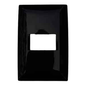 Plaqueta Molveno Linea Atenea Color Negro 1 Modulo