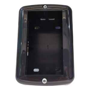 Caja Exterior 3 Modulos Atenea Negro Contacto Electricidad