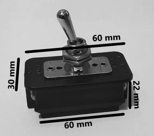 Palanca Bipolar 20a / 120/250v Contacto Electricidad - Imagen 2