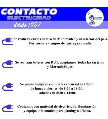 Baliza Led Salida Garage Sirena Intermitente 220v Contacto - Imagen 3