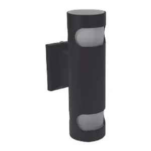 Aplique Spot `para Exterior Bidireccional Color Negro