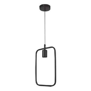 Colgante En Hierro Forma Rectángular Contacto Electricidad