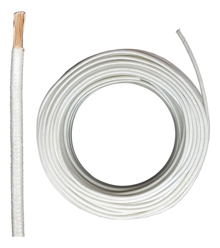 2 Mts Cable Multifilar De Fibra Alta Temperatura 2,5mm
