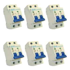 Pack 6 Llaves Térmicas Seltir 6k Contacto Electricidad