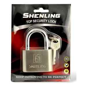 Candado De Seguridad Acero Con 3 Llaves 50mm Shenling
