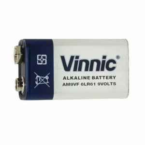 Batería Vinnic Alkalina 9v Contacto Electricidad