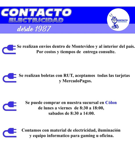 Artefacto Emergencia Efolight Contacto Electricidad Colon - Imagen 3