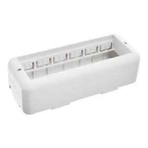 Caja 6 Modulo Color Blanco Presta Contacto Electricidad