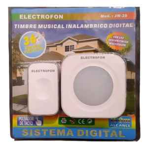 Timbre Inalámbrico Electrofón 36 Melodías