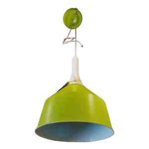 Colgante Pase E27 Color Verde Contacto Electricidad