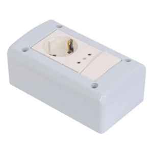 Caja Para Módulos Beta 3 En Linea Schuko Interruptor Bipolar