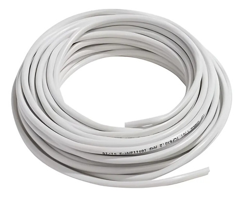 Goma 3x2 Mm 100 Metros Color Blanco Contacto Electricidad