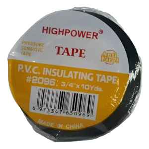 Pack De 10 Unidades Cinta Aisladora Color Negro Contacto