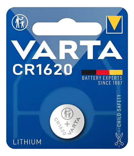 Pila Batería De Botón Varta Cr1620