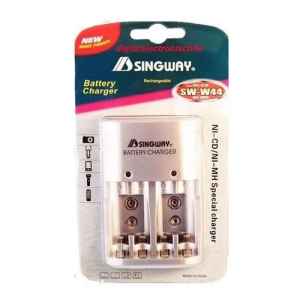 Cargador De Pilas Singway Contacto Electricidad Colon