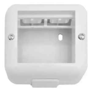 Caja Reggio 2 Módulos Contacto Electricidad Colon