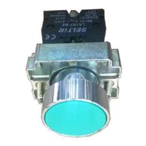 Pulsador Liso 230v 10 Amp (negro No) (rojo Nc) (verde No)