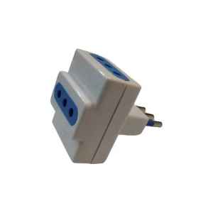 Adaptador Derivado Macho 3 En Lines Y 3 Modular 3 En Linea