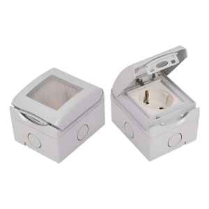 Toma Schuko Con Caja Estanco Ip54 Mig Contacto Electricidad