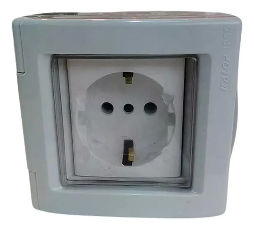 Caja Con Membrana 2 Mod Con Toma Schuko Contactoelectricidad