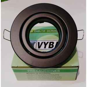 Spot Embutido Movil Blanco Y Negro Contactoelectricidad