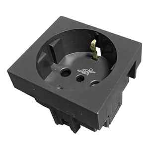 Modulo Toma Shucko Linea Conatel Linea Duomo Negro Contacto