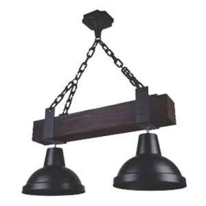 Colgante De Madera Con Cadenas 2 Campanas Beta Contacto