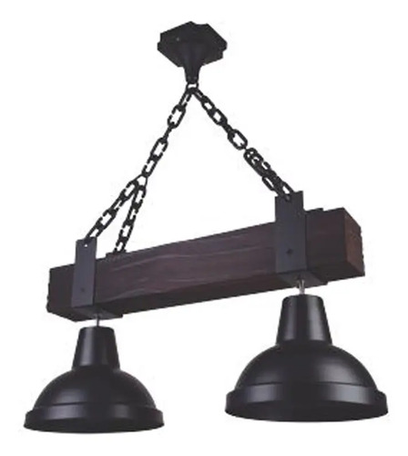 Colgante De Madera Con Cadenas 2 Campanas Beta Contacto