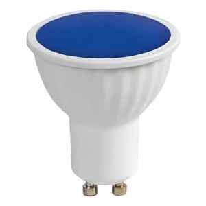 Lampara Led Gu10 Azul 4w Vyba Contacto Electricidad Colon