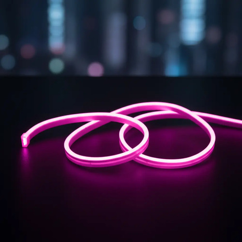 Cinta Tira Led Neon De 5 Metros Color Lila - Imagen 2