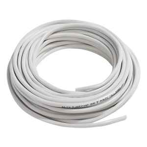 Goma 3x2 Mm 10 Metros Color Blanco Contacto Electricidad