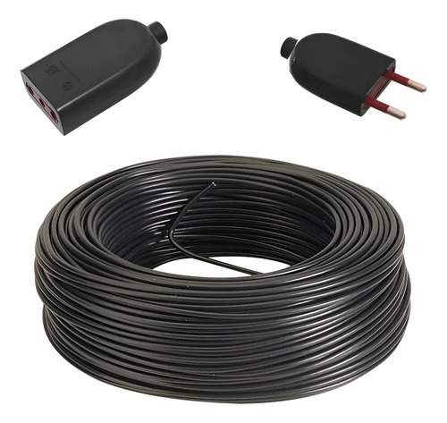 Alargue Armado 30mts Con Terminales Contacto Electricidad